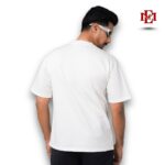 Esmore Premium Drop Shoulder Oversize T-shirt- White - Image 2