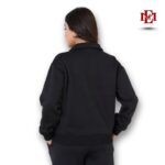 Esmore Premium High Neck Jacket and Trouser (Combo)- Black | Women - Image 2